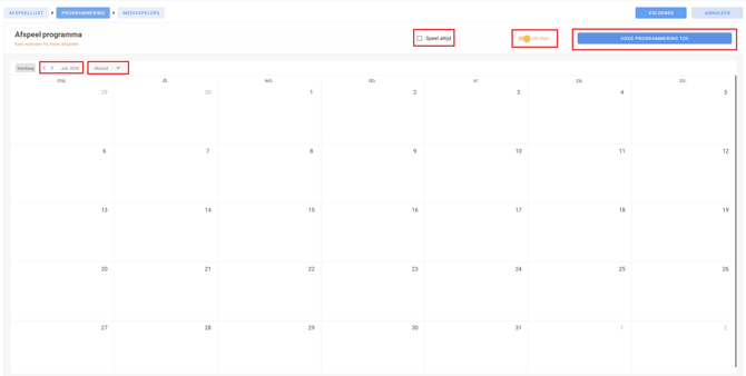 Afspeelprogramma_Kalender