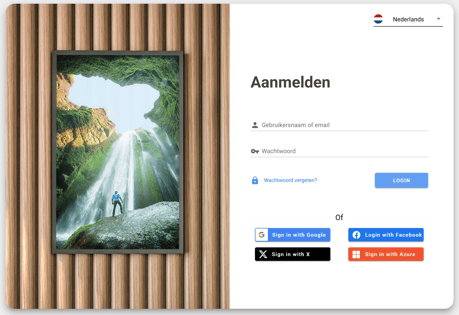 CMS_Inlogscherm